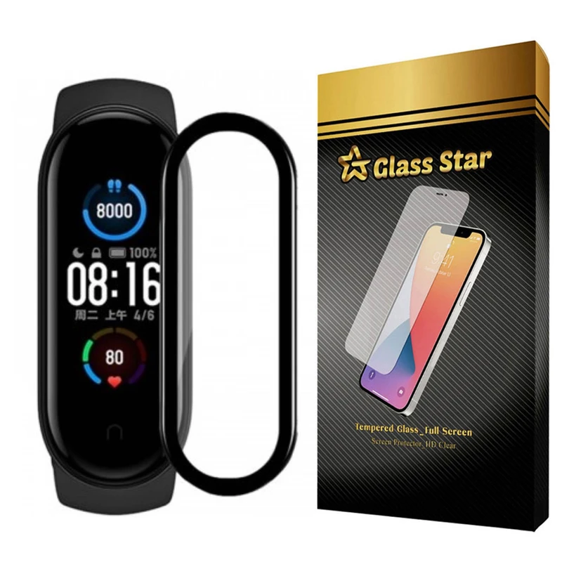 محافظ صفحه نمایش نانو گلس استار مدل PMGA مناسب برای ساعت هوشمند شیائومی Mi Band 4
