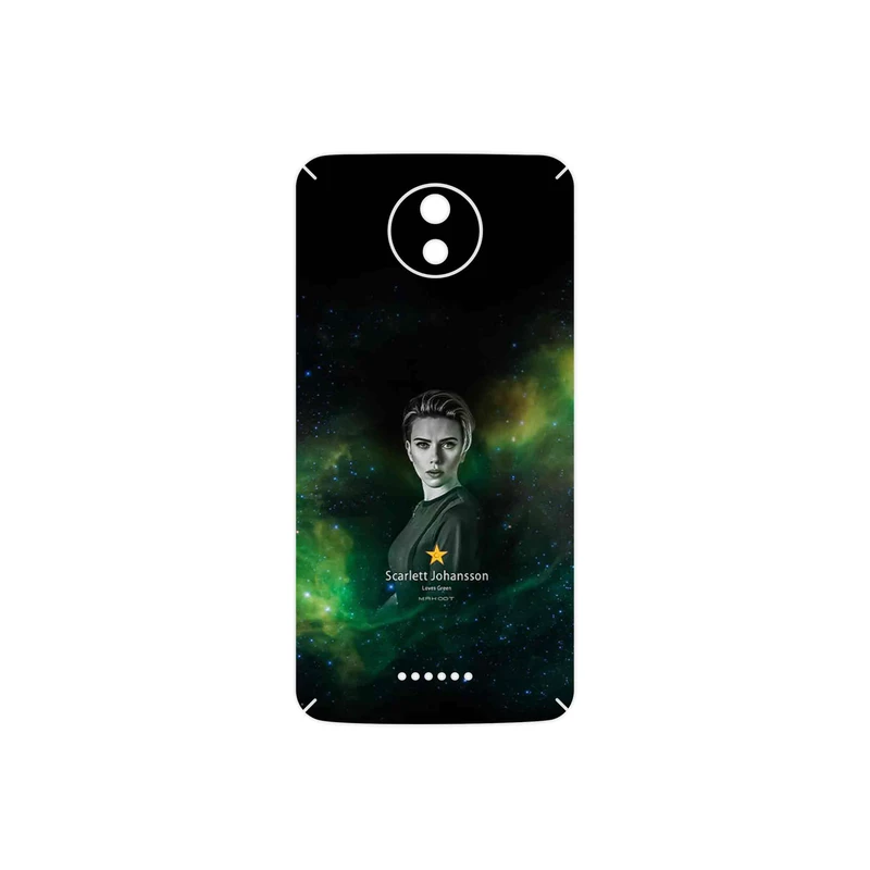 برچسب پوششی ماهوت مدل Scarlett Johansson مناسب برای گوشی موبایل موتورولا Moto C Plus