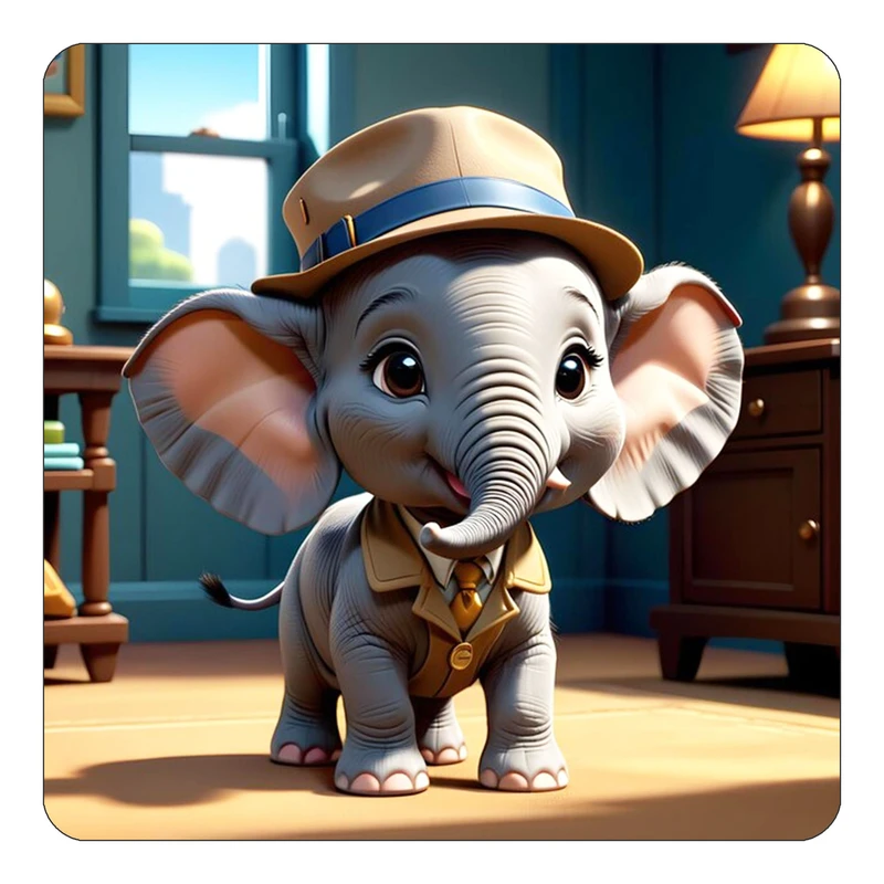 مگنت کاکتی طرح حیوانات کارتونی مدل mp28377