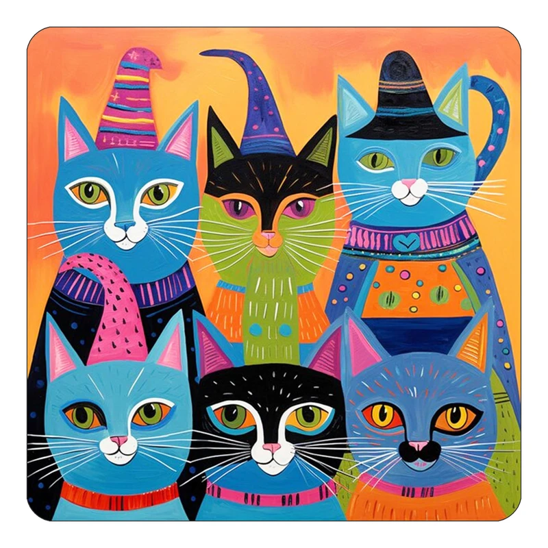 مگنت کاکتی طرح حیوانات رنگی مدل mp26576