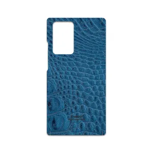 MAHOOT Blue-Crocodile-Leather Cover Sticker for LG Q7