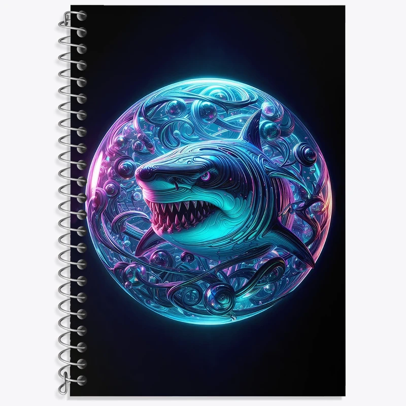 دفتر لغت 50 برگ خندالو طرح کوسه کد N6