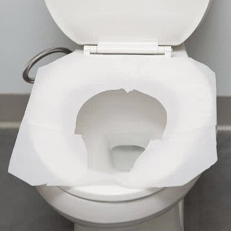 روکش یکبار مصرف توالت فرنگی کی چی مدل ردشونده بسته 20 عددی