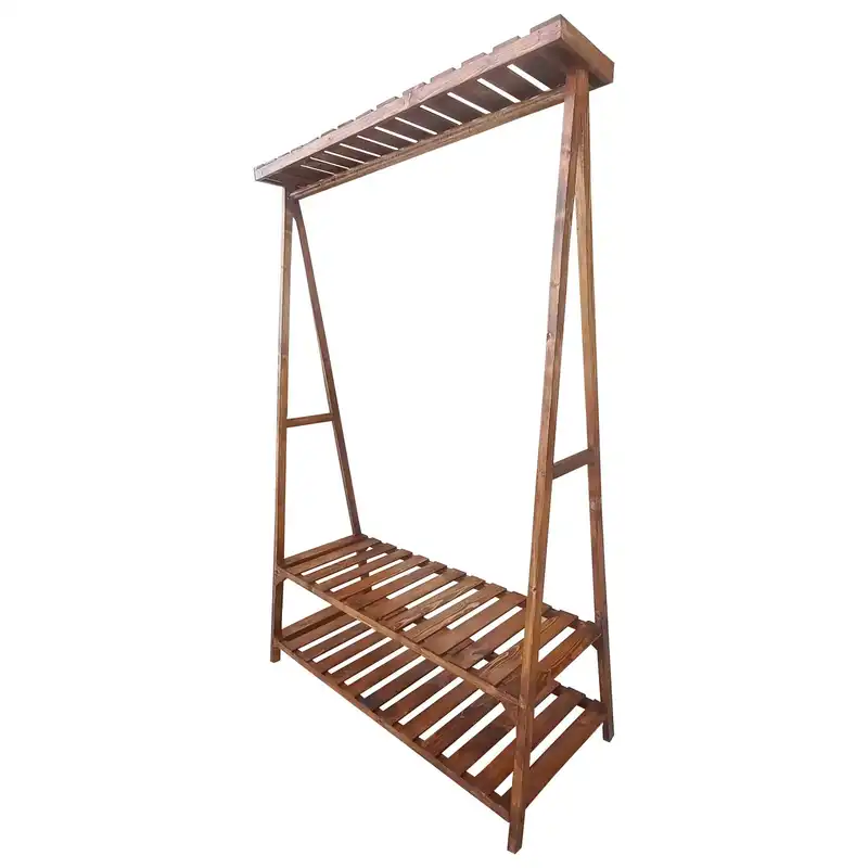 رگال لباس مدل چوبی دوطبقه تاجدار