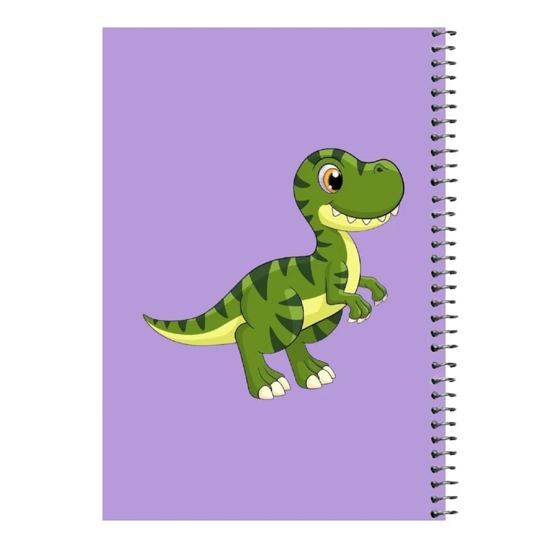 دفتر مشق 80 برگ اس جی مدل دایناسور   