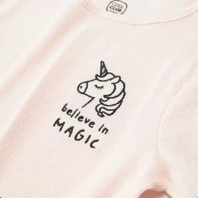 ست تی شرت و شلوارک دخترانه کول کلاب مدل cug2421172