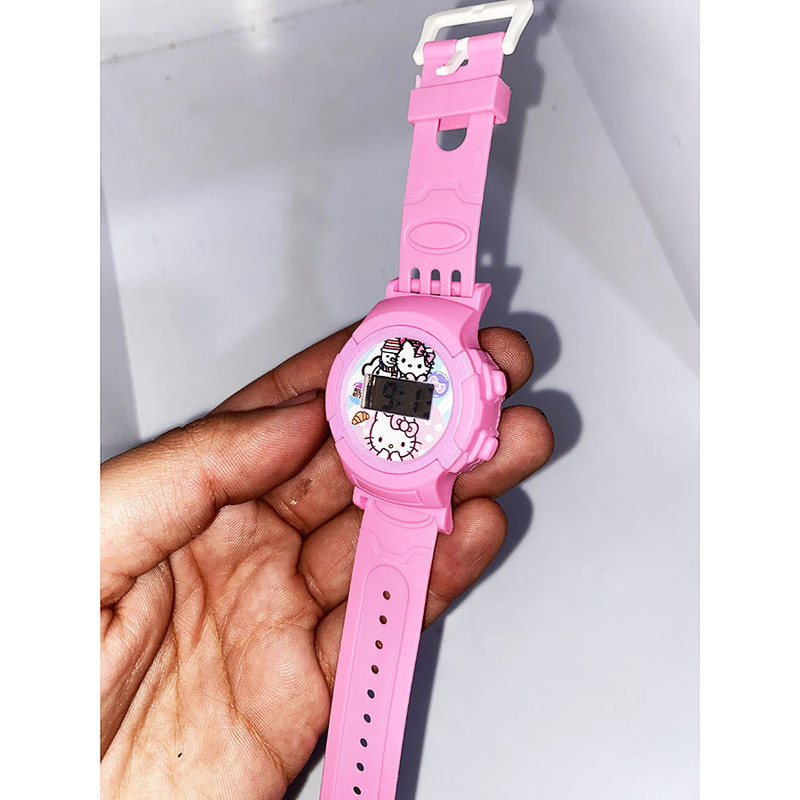 ساعت مچی دیجیتال دخترانه مدل هلوکیتی کد 04