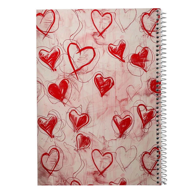 دفتر مشق 50 برگ مدوپد مدل عاشقانه love کد DF14248