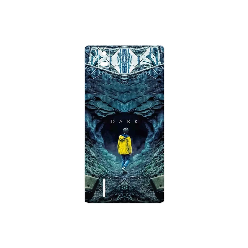 برچسب پوششی ماهوت مدل Dark مناسب برای گوشی موبایل هوآوی Ascend P2