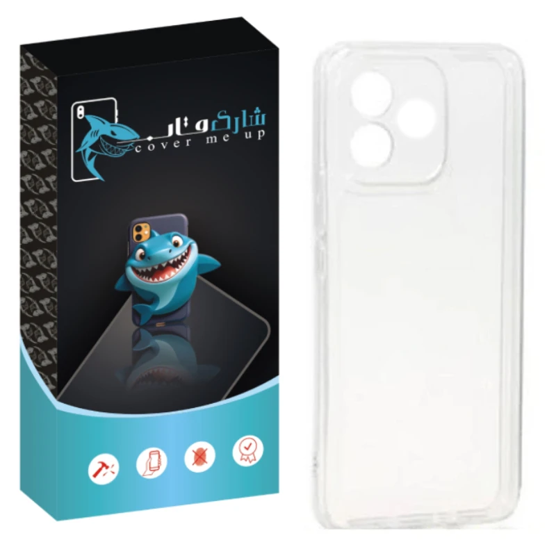 کاور شارک قاب مدل Crystal مناسب برای گوشی موبایل آنر X5c