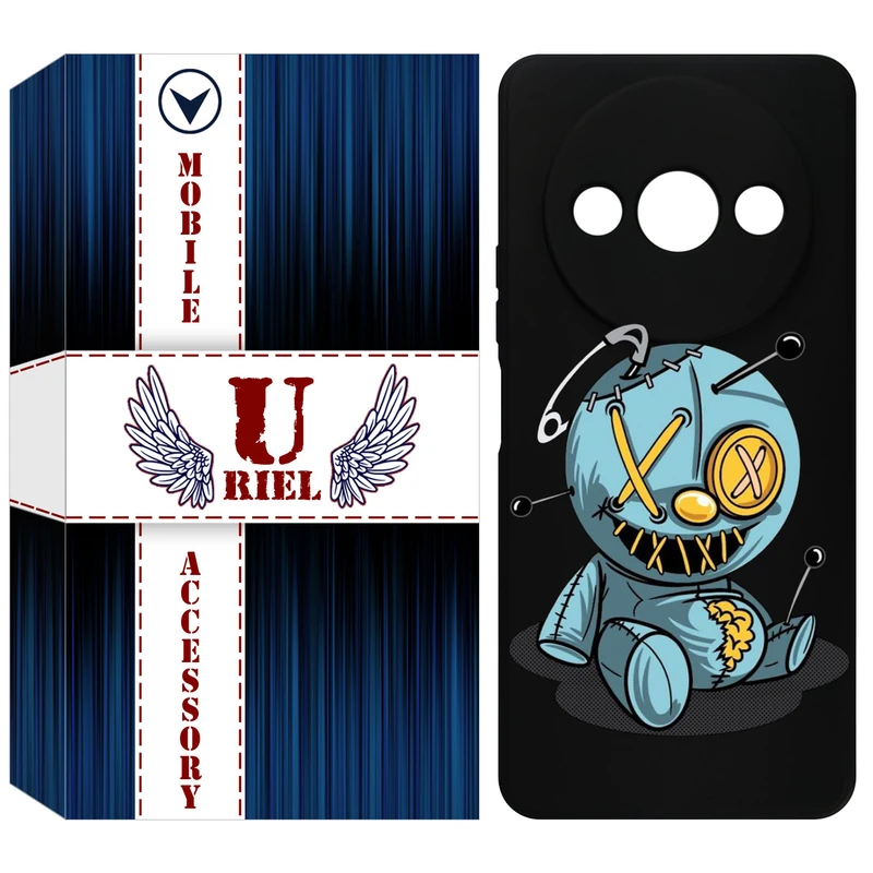 کاور یوریل قاب مدل KSH کد 68 طرح عروسک مناسب برای گوشی موبایل شیائومی Redmi A3 / A3x