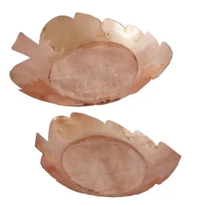 میوه خوری مسی طرح برگ کد zz2 مجموعه ۲ عددی