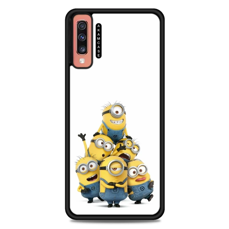 کاور آکام مدل AMC-WSGA70-MINIONS3 مناسب برای گوشی موبایل سامسونگ Galaxy A70
