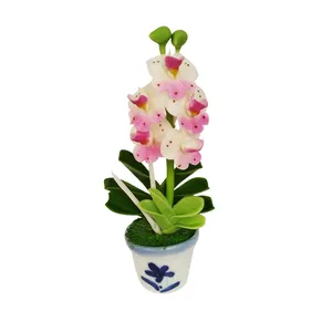 گلدان به همراه گل مصنوعی مدل 940217