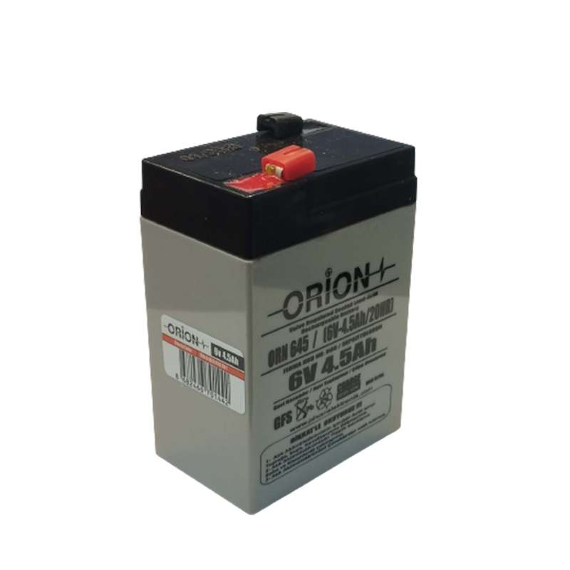 باتری سیلد اسید 6 ولت 4.5 آمپر ساعت اوریون مدل KSRE -12 - 4.5
