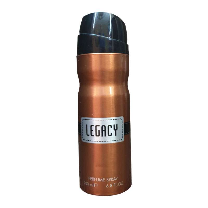 اسپری بدن مردانه ام کی تی مدل legacy حجم 200 میلی لیتر
