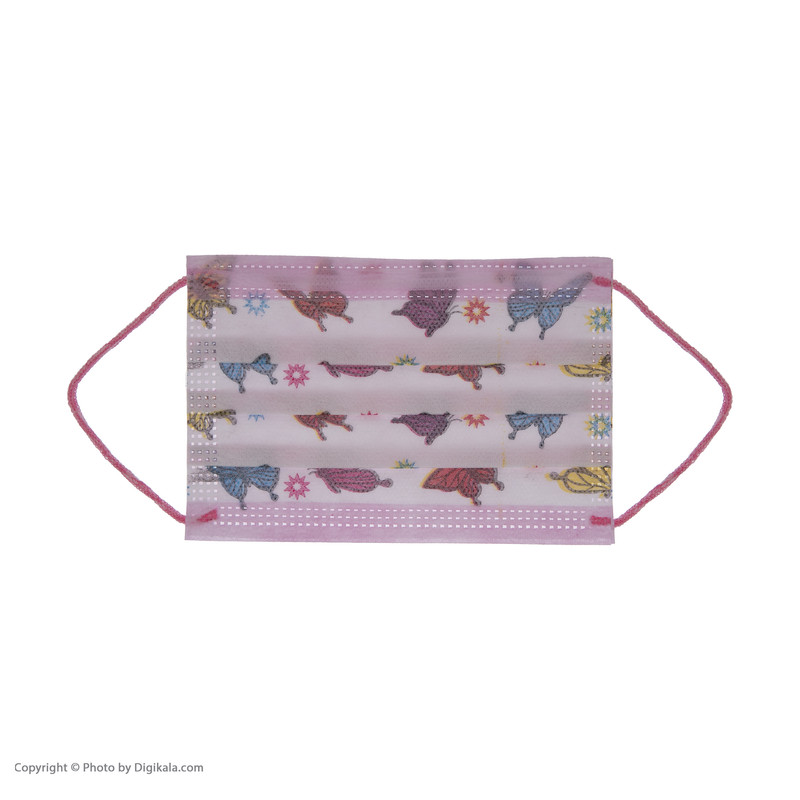ماسک تنفسی کودک هیراد مدل طرحدار رنگارنگ مجموعه 50 عددی ماسک تنفسی کودک هیراد مدل طرحدار رنگارنگ مجموعه 50 عددی