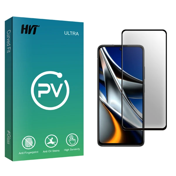 محافظ صفحه نمایش سرامیکی مات اچ وی تی مدل PV Glass مناسب برای گوشی موبایل شیائومی Poco X4 Pro 5G 2201116PG