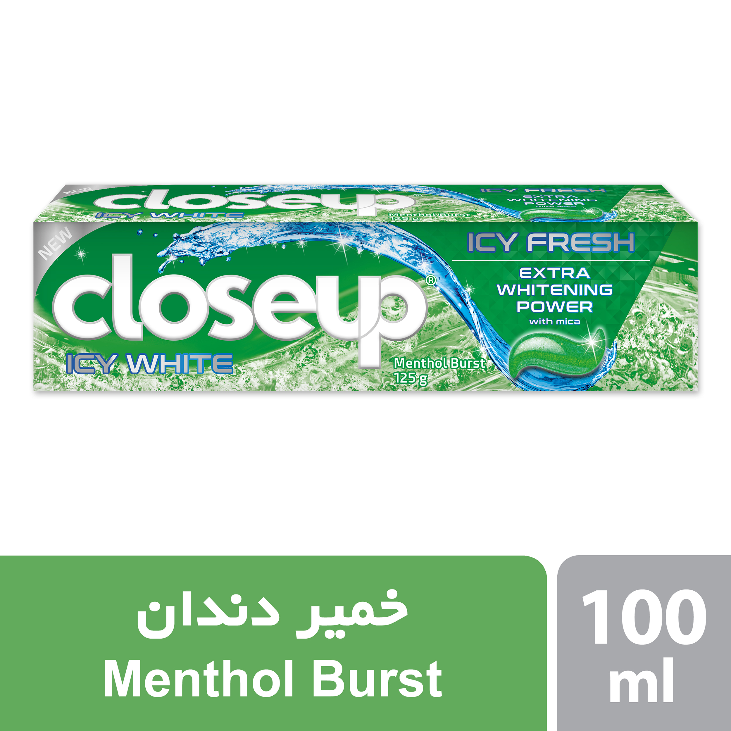 خمیر دندان سفیدکننده کلوس آپ مدل Menthol Burst حجم 125 میلی لیتر