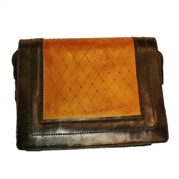 کیف دوشی زنانه مدل آفتاب گردان کد 01