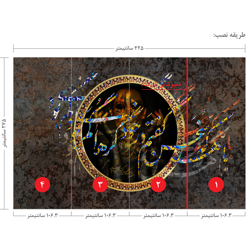پوستر دیواری کد 39192010