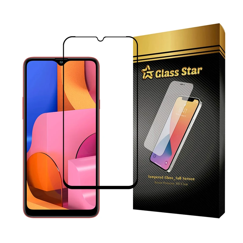 محافظ صفحه نمایش گلس استار مدل FULSLGS مناسب برای گوشی موبایل سامسونگ Galaxy A20s 