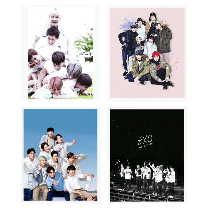  آویز تزیینی طرح اکسو مدل E3 مجموعه 4 عددی