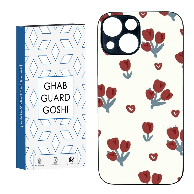 کاور قاب گارد گوشی طرح گل کد TPU-140 مناسب برای گوشی موبایل اپل IPHONE 13 MINI