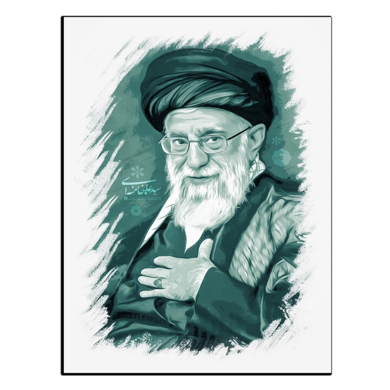 تابلو شاسی بکلیت طرح رهبری آیت الله خامنه ای مدل SH-12174