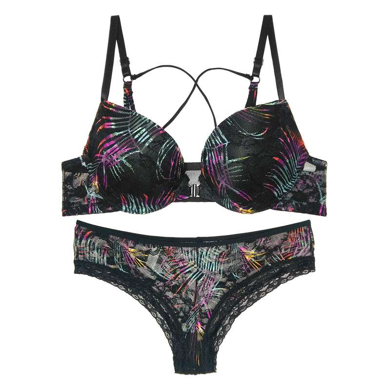 ست شورت و سوتین زنانه مدل Lovely کد E128 رنگ مشکی