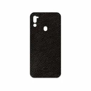 MAHOOT Dark-Brown-Leather Cover Sticker for Samsung Galaxy M21  2021 Edition