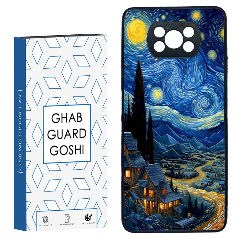 کاور قاب گارد گوشی طرح ونگوگ کد TPU-069 مناسب برای گوشی موبایل شیائومی POCO X3 / X3 PRO / X3 NFC