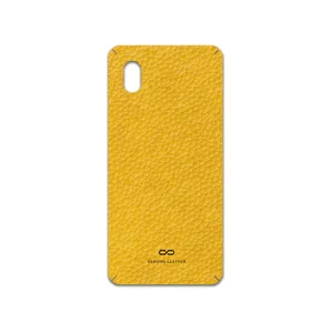 MAHOOT Mustard-Leather Cover Sticker for Samsung Galaxy A01 Core