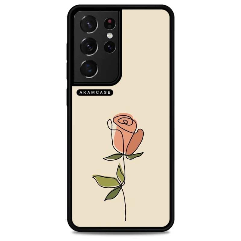 کاور آکام مدل AMC-WSGS21U-FLOWERS-21 مناسب برای گوشی موبایل سامسونگ Galaxy S21 Ultra