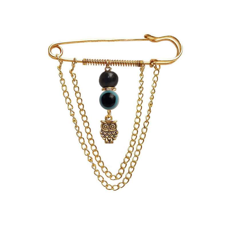 سنجاق سینه زنانه مدل چشم نظر b.g.w