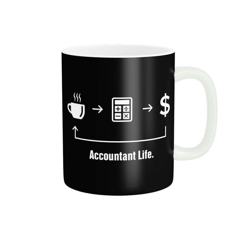 ماگ طرح حسابدار کد M693