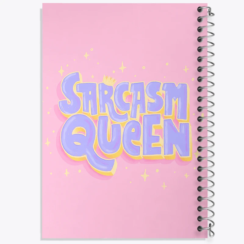 دفتر لیست خرید 50 برگ خندالو طرح Sarcasm Queen کد N2648