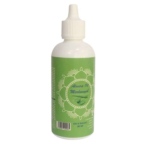 روغن تقویت کننده مو و ابرو ریش و سبیل مرهم یاب مدل آلوئه ورا حجم 80 میلی لیتر