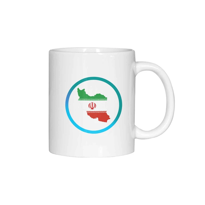 ماگ ژالینو طرح پرچم ایران کد 001