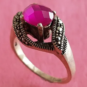 انگشتر نقره زنانه مدل PF99