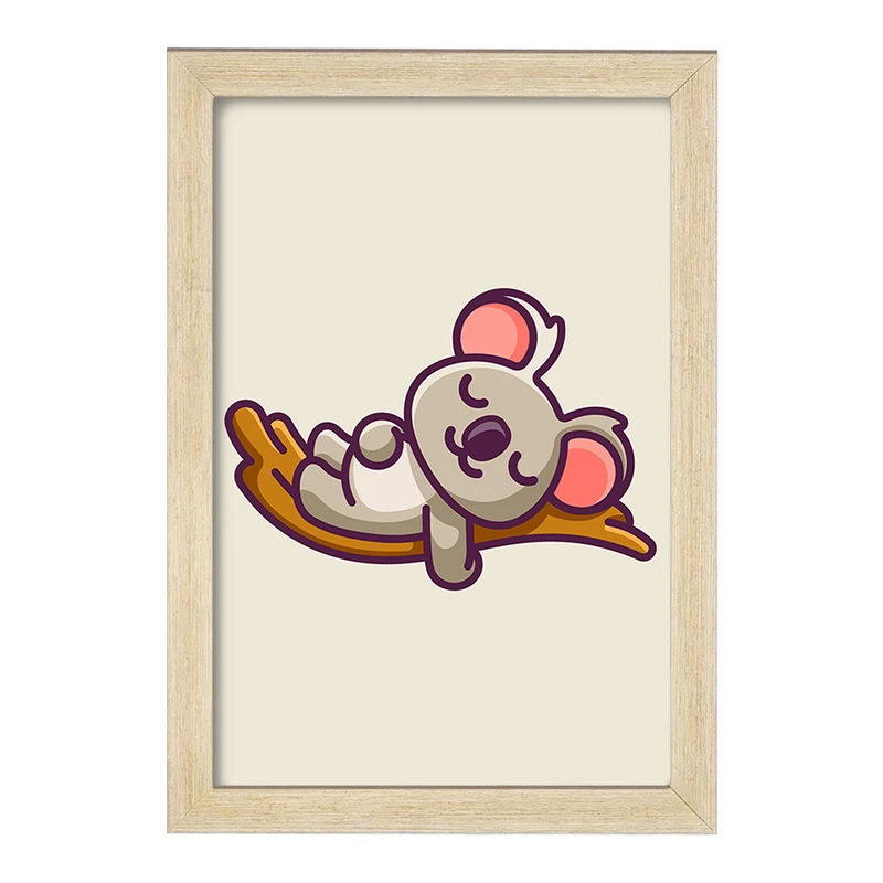 تابلو خندالو مدل حیوانات بامزه کوالا کد 28186