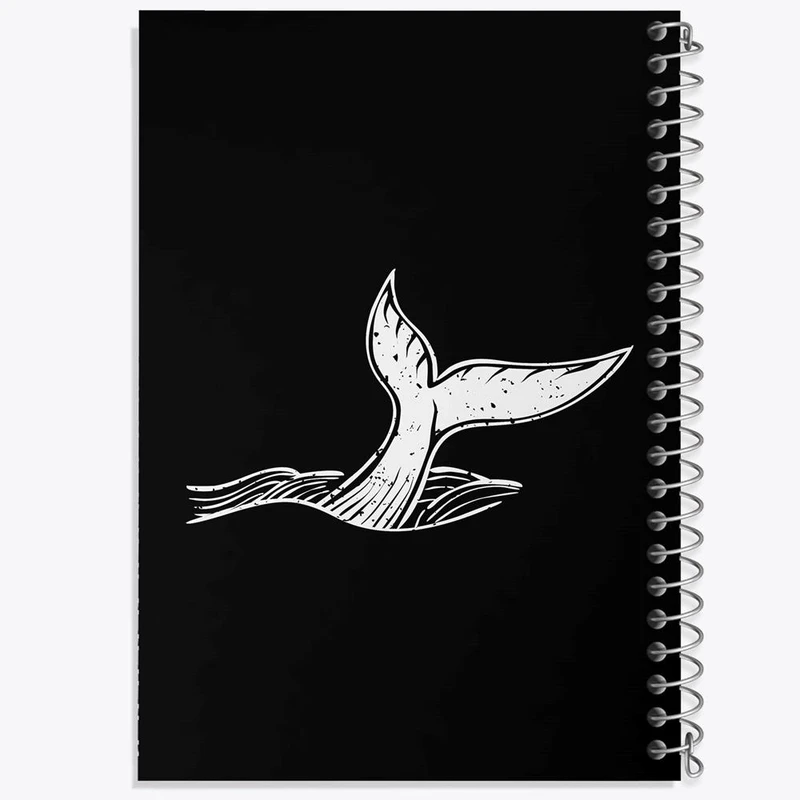 دفتر شطرنجی 50 برگ خندالو طرح وال نهنگ کد 29499