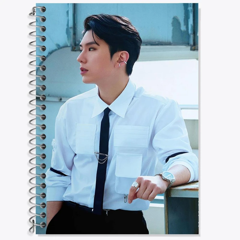 دفتر لغت 50 برگ خندالو مدل کیهیون گروه مانستا اکس MONSTA X کد 12264