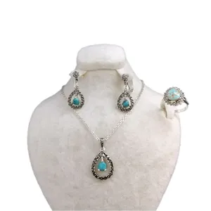 نیم ست نقره زنانه مدل glsr-949