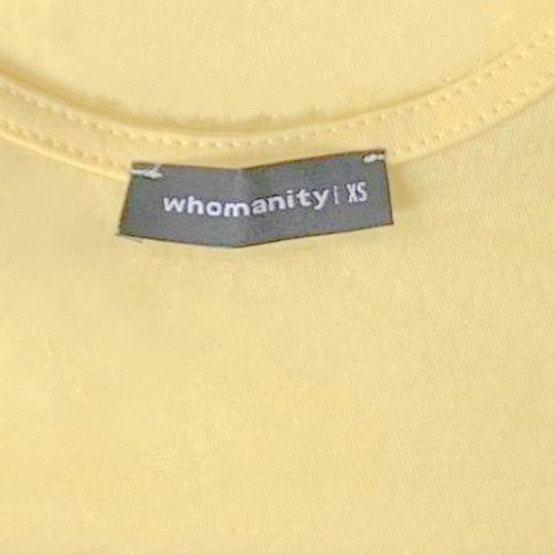 تی شرت آستین کوتاه زنانه هومنیتی مدل WYWTS3502-YEL -  - 3