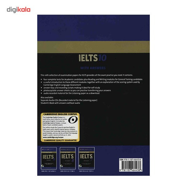 کتاب زبان Cambridge IELTS 10 کتاب زبان Cambridge IELTS 10