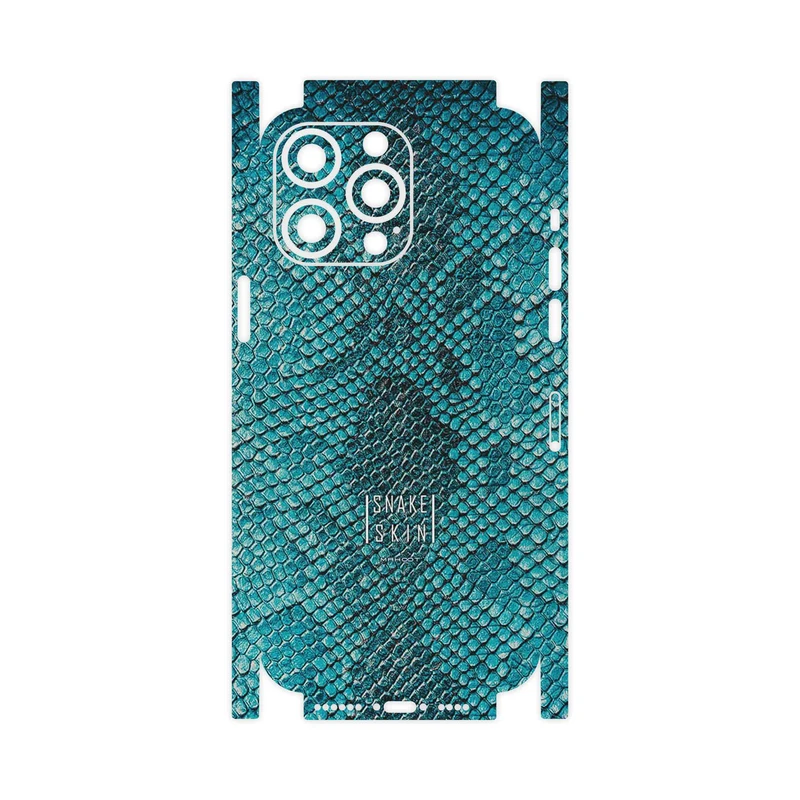 برچسب پوششی ماهوت مدل Blue Snake Skin-FullSkin مناسب برای گوشی موبایل اپل iPhone 14 Pro Max