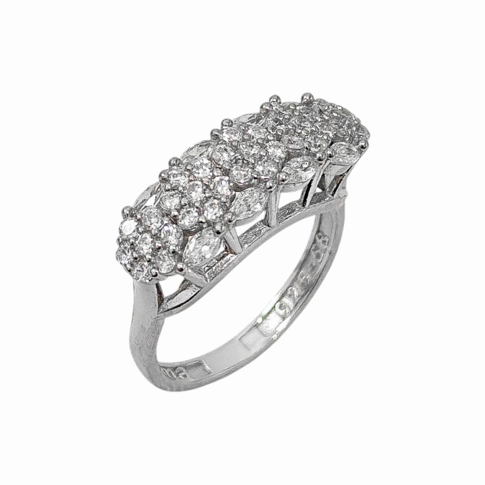 انگشتر نقره زنانه مدل فلاور 73 -  - 1