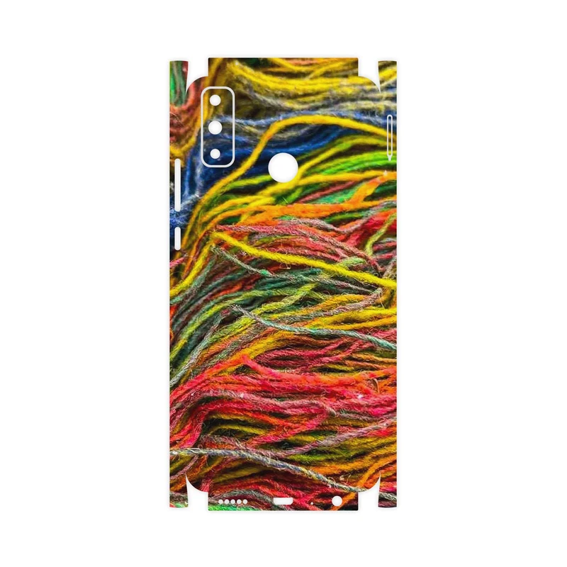 برچسب پوششی ماهوت مدل Fabric Texture 9-FullSkin مناسب برای گوشی موبایل هوآوی Y8s