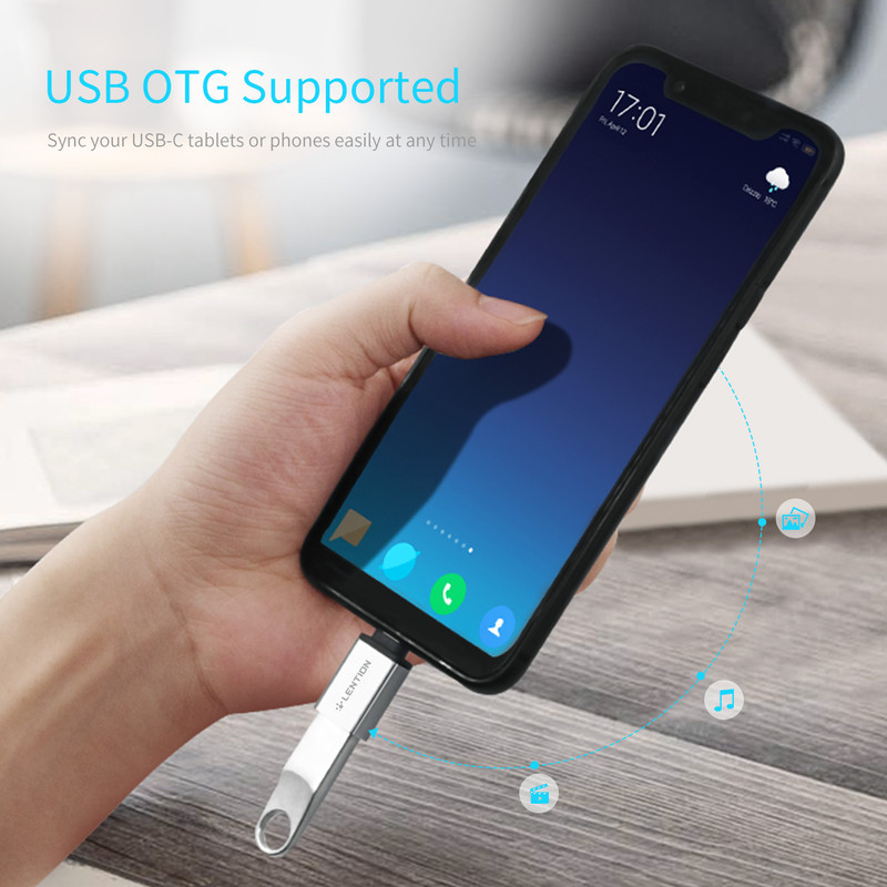 مبدل USB-C OTG لنشن کد C3